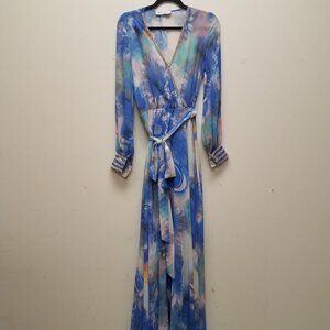 Arturro Floral print long dress M